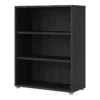PRIMA Bookcase 2 Shelf in Black Woodgrain - Image 11
