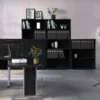 PRIMA Bookcase 2 Shelf in Black Woodgrain - Image 10