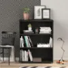 PRIMA Bookcase 2 Shelf in Black Woodgrain - Image 8