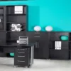 PRIMA Bookcase 2 Shelf in Black Woodgrain - Image 9