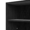 PRIMA Bookcase 2 Shelf in Black Woodgrain - Image 6