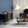 RY Sideboard 2 Doors + 2 Drawers in Matt Black and Walnut - Image 8