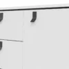 RY Sideboard 2 Doors + 2 Drawers in Matt White - Image 4