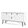 RY Sideboard 2 Doors + 2 Drawers in Matt White - Image 11