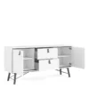 RY Sideboard 2 Doors + 2 Drawers in Matt White - Image 10