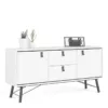 RY Sideboard 2 Doors + 2 Drawers in Matt White - Image 5