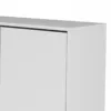 RY China Cabinet 1 Door + 1 Glass Door + 1 Drawer in Matt White - Image 6