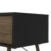 RY Coffee Table 1 Drawer in Matt Black and Walnut - Image 5