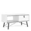 RY Coffee Table 1 Drawer in Matt White