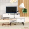 RY Coffee Table 1 Drawer in Matt White - Image 6