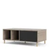 ROME Coffee Table with Sliding Top in Jackson Hickory Oak and Matt Black - Image 13