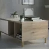 ROME Coffee Table with Sliding Top in Jackson Hickory Oak and Matt White - Image 12