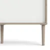 ROME Bookcase 2 Sliding Doors in Jackson Hickory Oak and Matt White - Image 6