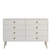 SOFTLINE 4 + 4 Wide Chest in Off White - Image 10