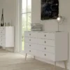 SOFTLINE 4 + 4 Wide Chest in Off White - Image 7