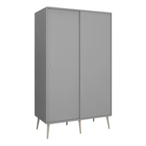 SOFTLINE Sliding 2 Doors Wardrobe in Grey