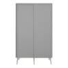 SOFTLINE Sliding 2 Doors Wardrobe in Grey - Image 8