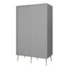 SOFTLINE Sliding 2 Doors Wardrobe in Grey - Image 7