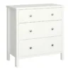 TROMSO 3 Drawers Chest in White