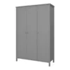 TROMSO 3 Doors Wardrobe in Grey - Image 7