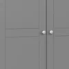 TROMSO 3 Doors Wardrobe in Grey - Image 5