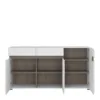 CHELSEA Living 2 Drawers 3 Doors Sideboard in White and Truffle Oak - Image 8