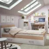 4KIDS Single Bed with Under Drawer and Orange/Lemon/Lilac/Opalino Handles - Image 19