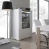 TORONTO Low Glazed 2 Doors Display Cabinet with Internal Shelves and Lighting - Image 8