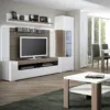 TORONTO Tall Narrow Glazed Display Cabinet with Internal Shelves and Lighting - Image 7