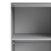 VERONA Sliding Wardrobe 120cm in White with Oak Doors and 2 Shelves - Image 4