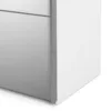 VERONA Sliding Wardrobe 180cm in White with 1 Mirror Doors and 2 Shelves - Image 5