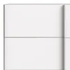 VERONA Sliding Wardrobe 180cm in White with White Doors and 5 Shelves - Image 7