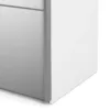 VERONA Sliding Wardrobe 180cm in White with White and Mirror Doors, 5 Shelves - Image 7