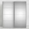 VERONA Sliding Wardrobe 180cm in Oak with 2 Mirror Doors and 5 Shelves - Image 8
