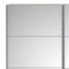 VERONA Sliding Wardrobe 180cm in Oak with 2 Mirror Doors and 5 Shelves - Image 7