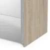 VERONA Sliding Wardrobe 180cm in Oak with 2 Mirror Doors and 5 Shelves - Image 6