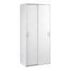 SPACE Wardrobe with 2 Sliding Doors in White
