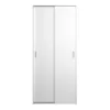SPACE Wardrobe with 2 Sliding Doors in White - Image 13
