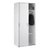 SPACE Wardrobe with 2 Sliding Doors in White - Image 9