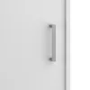 SPACE Wardrobe with 2 Sliding Doors in White - Image 6