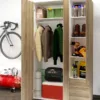 SPACE Wardrobe 3 Doors 3 Drawers in Oak 2000 - Image 11