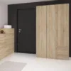 SPACE Wardrobe 3 Doors 3 Drawers in Oak 2000 - Image 10