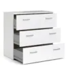 SPACE Chest of 3 Drawers in White - Image 12