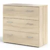 SPACE Chest of 3 Drawers in Oak - Image 14