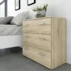 SPACE Chest of 3 Drawers in Oak - Image 12