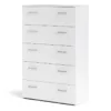 SPACE Chest of 5 Drawers in White - Image 13