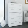 SPACE Chest of 5 Drawers in White - Image 11