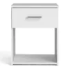 SPACE Bedside 1 Drawer in White - Image 14