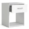 SPACE Bedside 1 Drawer in White - Image 12