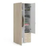 SPACE Wardrobe 2 Doors 3 Drawers in Oak 2000 - Image 4